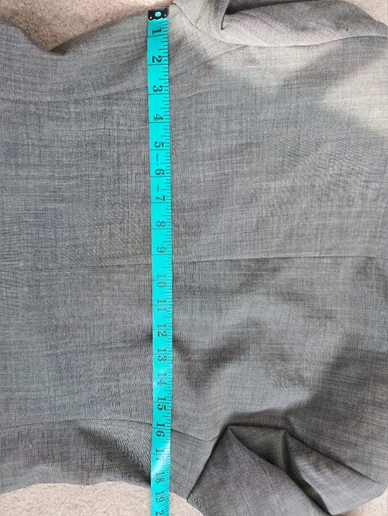 MAX MARA Virgin Wool And Mohair Lightweight Gray Single-Button Blazer. Size 8 - Picture 12 of 14